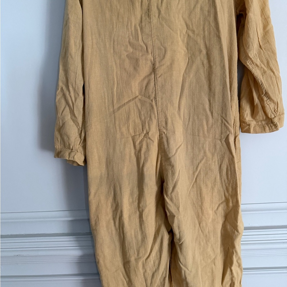 Jen’s Pirate Booty Star Tower Green Yellow Gauze Jumpsuit Size Small Free People - Picture 6 of 6